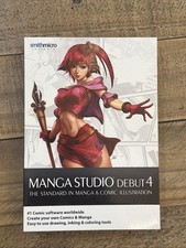 Manga Studio Debut 4 PC Mac Anime Comic Graphic Drawing Cartoon Creator Software