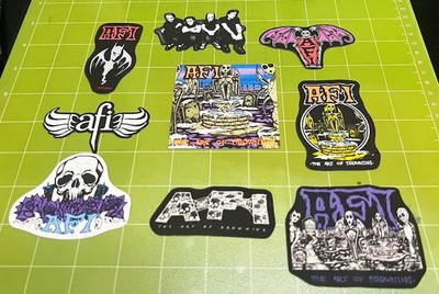 AFI The Art of Drowning 25th Anniversary - Set of 9 Stickers