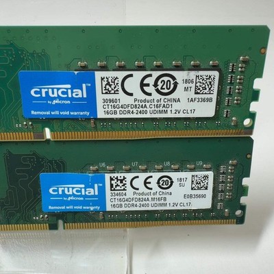 Crucial 16GB (2x8GB) RAM DDR4 2666MHz CT16G4DFD824A | eBay