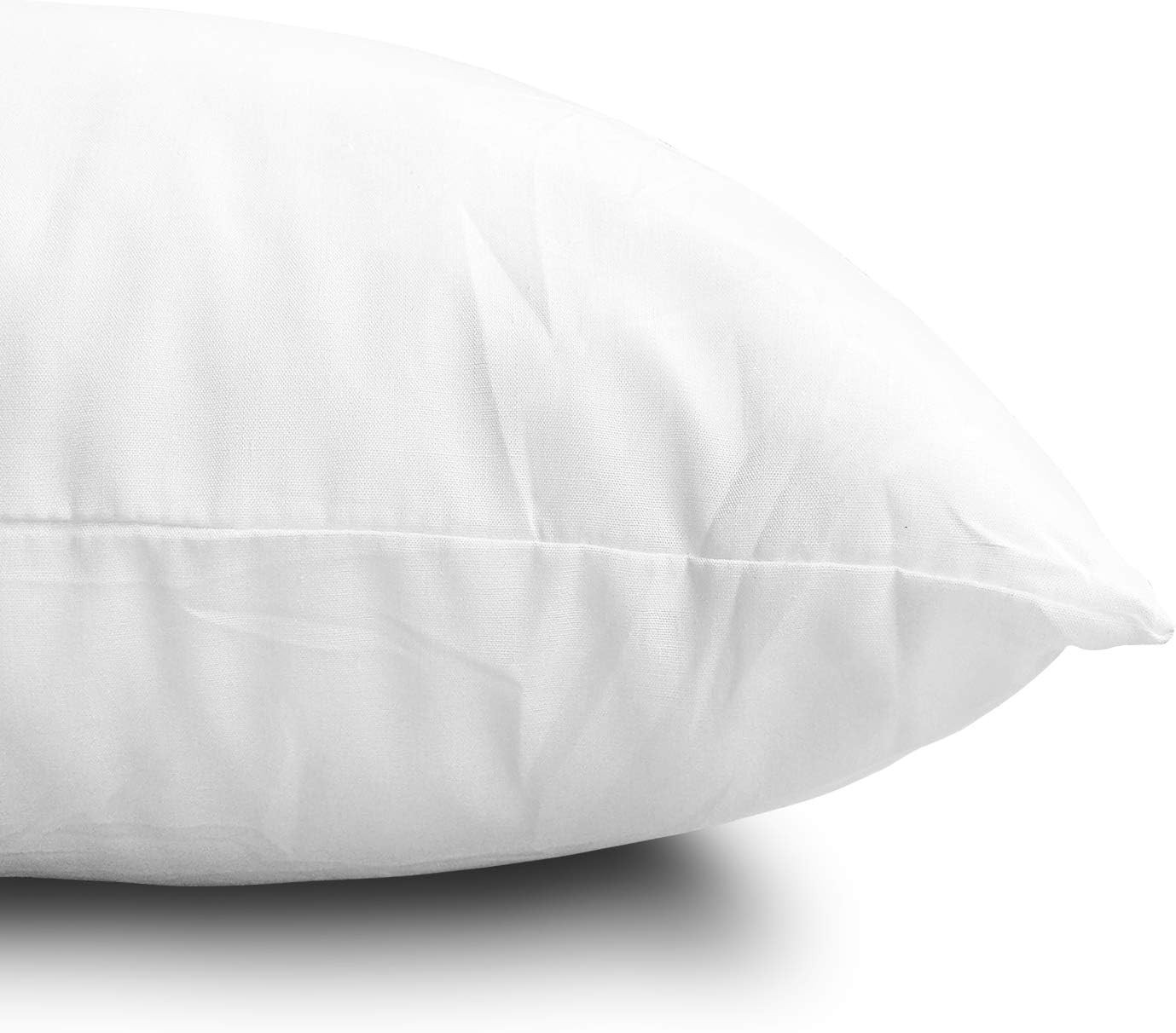 EDOW Throw Pillow Inserts, Set of 2 Lightweight Down 18x18 Inch, White