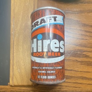 VINTAGE HIRES ROOT BEER DRAFT STYLE 12 OZ SODA ADVERTISING CAN COLLECTIBLE