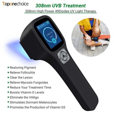 308nm Excimer Phototherapy Device 49pcs Portable Home Skin Disorders Treatment