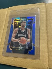 Panini Select 2015-16 Concourse Brook Lopez Blue Prizm Serial #12 /249 Nets