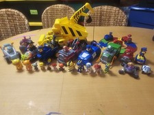 Paw Patrol 45 Piece Lot With Figures, Vehicles, Cars, Etc.