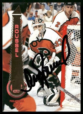 Dominic Roussel Auto - 1994-95 Pinnacle Hockey #208