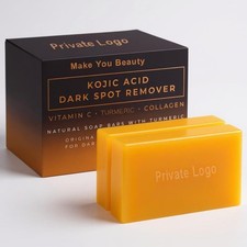 Turmeric  Kojic Acid Brightening Soap Bar For Dark Spots Acne Skin 3.5oz