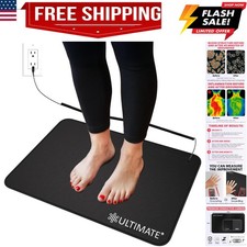 Grounding Mat, Conductive Carbon Grounded Pad for Sleep, Energy, Pain Relief,...