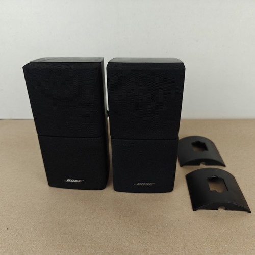 2 x Bose Acoustimass Surround Sound Home Cinema Double Cube Speakers BLACK - 第 1/5 張圖片