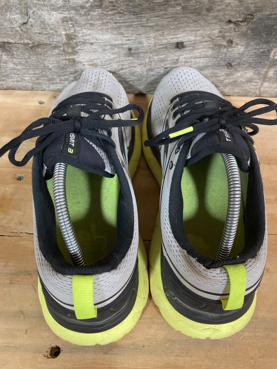 Brooks Transmit 3 Cushioned Road Running Sneaker Gray Yellow Black Men 12 Medium Brooks Transmit 3 | eBay main image 4