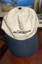 Vintage 90s MCI WorldCom Hat Corporate Accounting Fraud Scandal Bankruptcy Cap