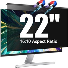 Magnetic Computer Privacy Screen Filter 22 inch for 16:10 Widescreen Monitor