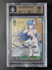 2022 Weiss Schwarz IBUKI #S102-044SP Azur Lane Foil & Signed Japanese BGS 10
