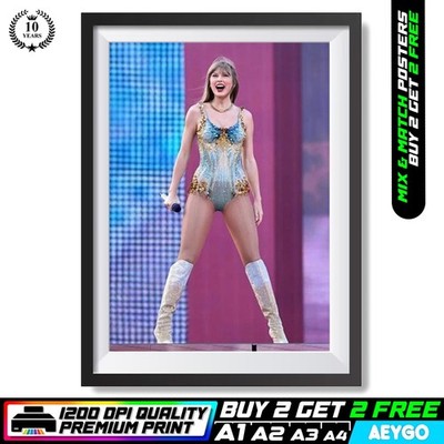 Taylor Swift die Epochen Tour Wandbild Bild Poster Druck KAUFEN SIE 2 ERHALTEN SIE 2 GRATIS