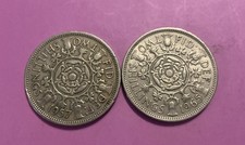 Elizabeth II FLORIN/TWO SHILLINGS.  1957 & 1965 (scan1 12)