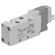 1pc SMC CORPORATION SYJ5243-5LOZ Valve, sol, 5 port, 2 posit dbl, base mt,