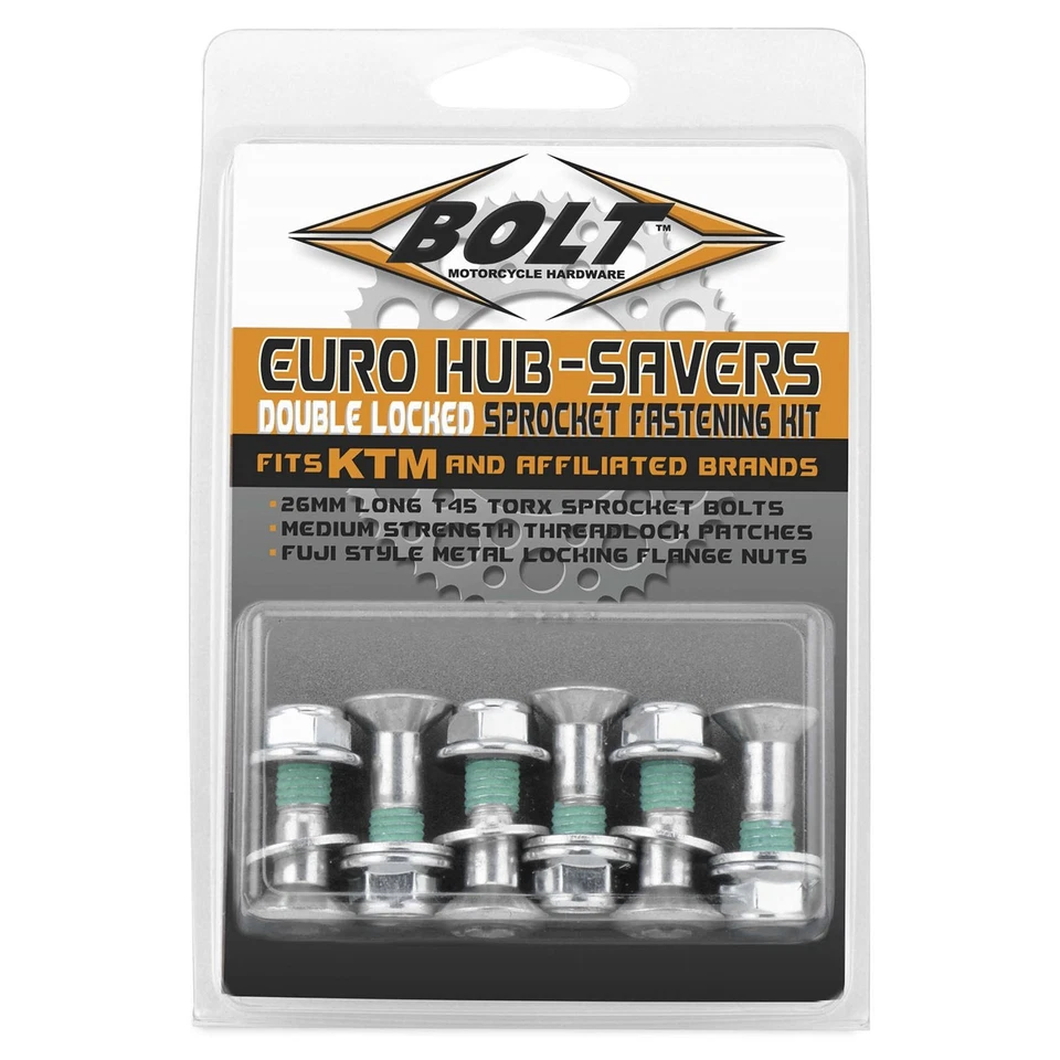 Euro Style Hub-Savers Double Locked Sprocket Fastening Kit 2008-HS.EU - Image 4 of 4