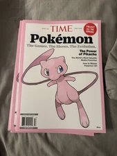 Pokemon Mew Time Magazine Special Edition 25 Years In America Unread Mint