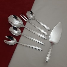 WMF BRÜSSEL Cromargan Servierbesteck Tortenheber Salatbesteck Gemüselöffel ...