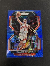 2021-22 Panini Prizm Blue Wave Malachi Flynn #111 Toronto Raptors