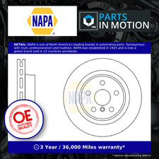 2x Brake Discs Pair Vented fits BMW X2 F39 Rear 1.5 2.0 2.0D 2017 on 300mm Set