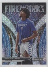 2022-23 Panini Prizm Draft Picks Fireworks Mojo 15/25 Shaedon Sharpe #FW-SS n0c