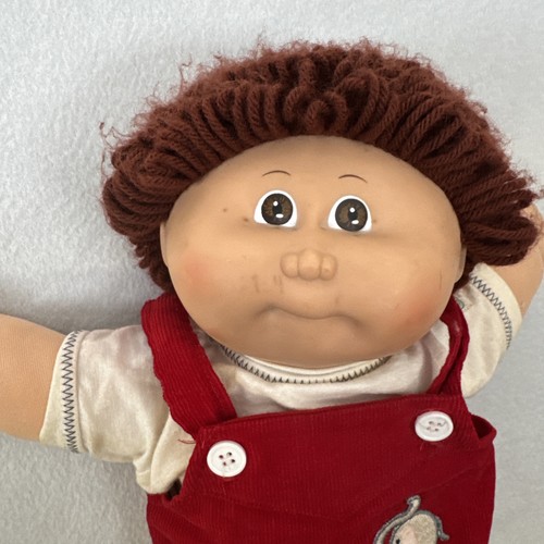 Vintage 1982 Xavier Roberts Signed Coleco Cabbage Patch Kids Boy Doll Brown Eyes - Picture 3 of 13