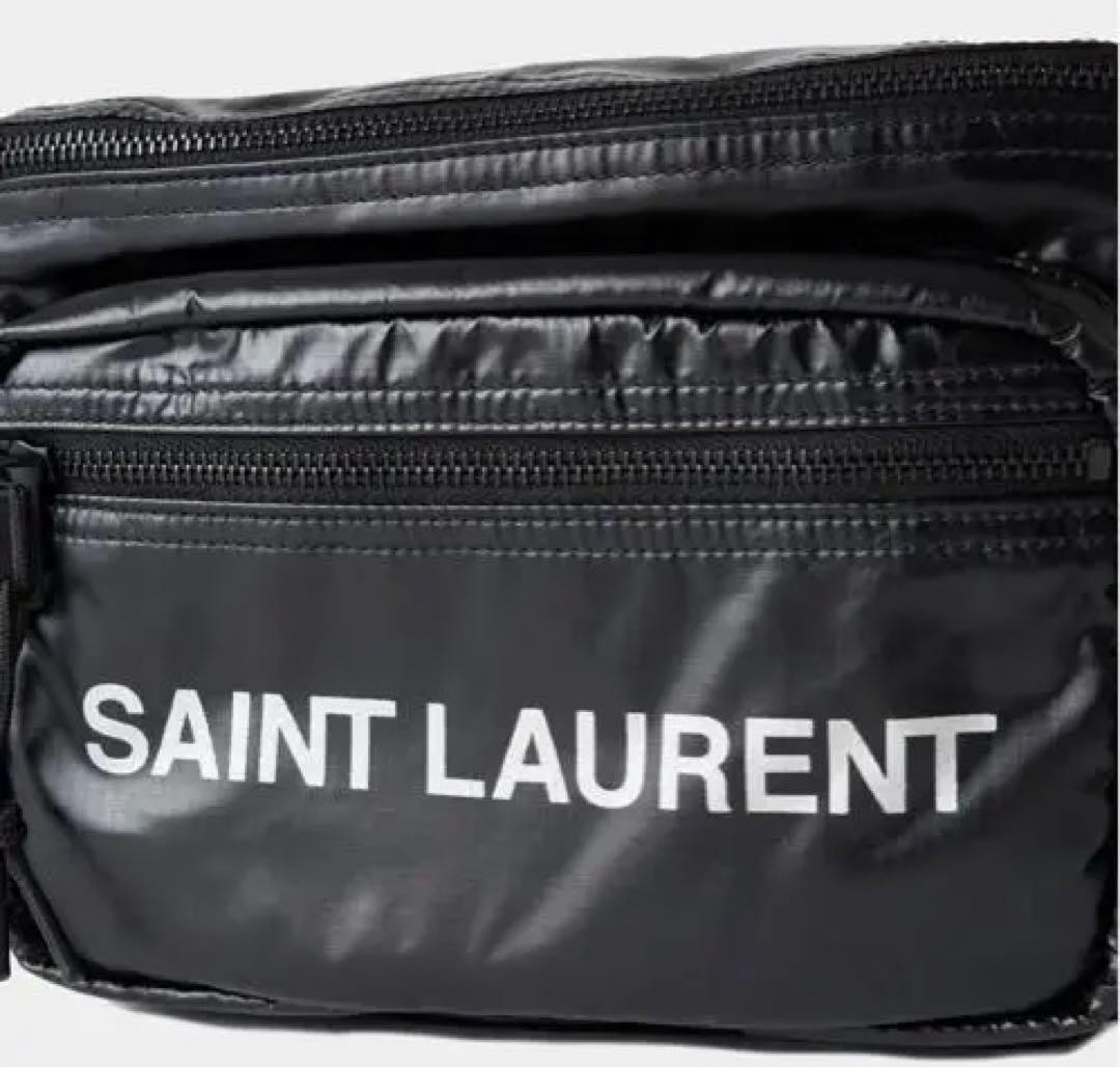 Borsa a tracolla Saint Laurent West nera
