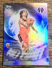 TRE JOHNSON III 2025-26 Topps No Limit Rookie RC Rainbow Foilboard Card NM NBA