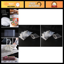 400pcs Mini Plastic Zipper Bags 2"x2" Transparent Reusable Storage for Jewelry,