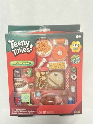 Teeny Tinies Holiday Party Mini Food Playset Toy Doll/dollhouse Miniature