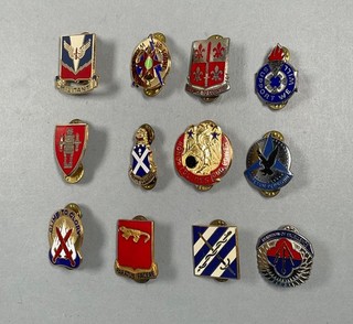 Army DI DUI Unit Crest Lot of 12 # 2