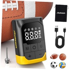 Smart Electric Ball Pump for Sports Balls, 17 PSI High-Pressure Basketball