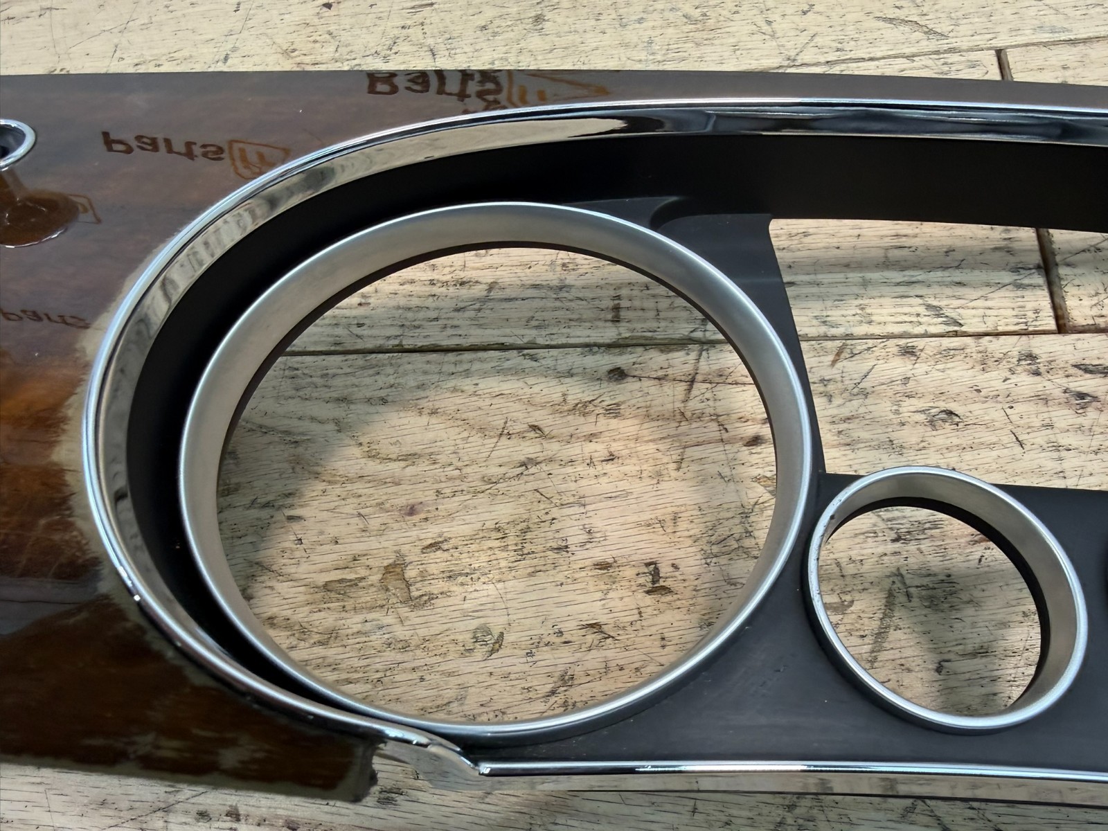 2013 Bentley Continental GT Left Dashboard Cluster Dash Trim Bezel Wood OEM