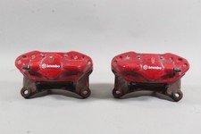 2008-2015 Mitsubishi Lancer Evo X Rear Brembo Brake Caliper Set Oem Red 80 2008-2015 Mitsubishi Lancer Evo X Rear Brembo Brake Caliper Set Oem Red 80