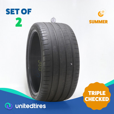 Set of (2) Used 315/30R23 Yokohama Advan Sport V107 111Y - 6/32