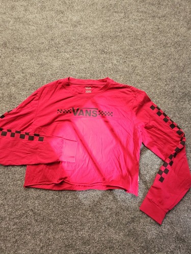 Vans, Vans Women's Cropped Top Size Small Long Sleeve