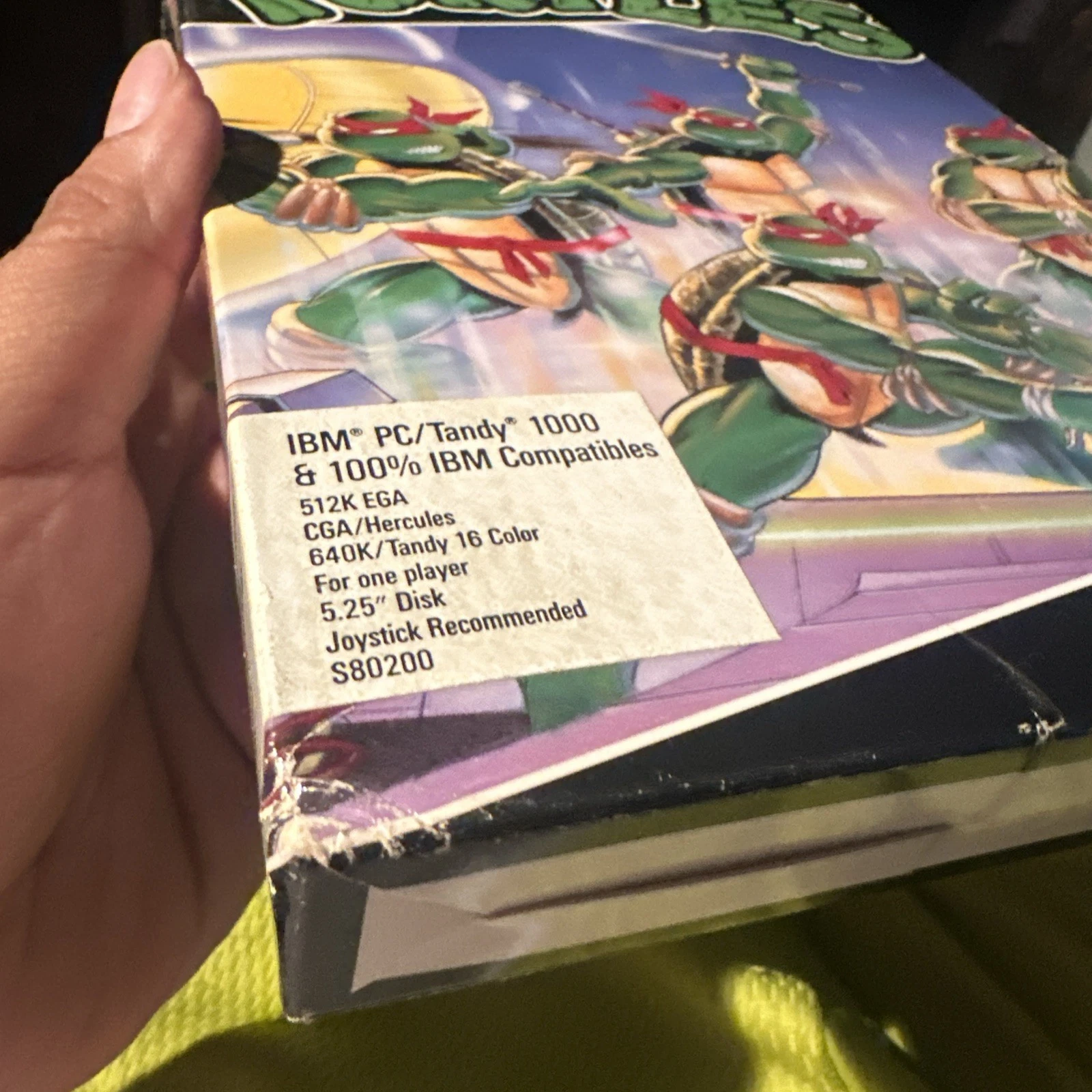 Additional photo for 1989 Teenage Mutant Ninja Turtles for IBM PC & Compatibles