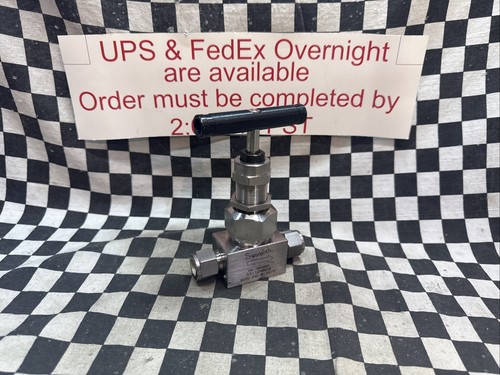 SWAGELOK SS-12NRS8, SS12NRS8, Union Bonnet Needle Valve 1/2", SHIPSAMEDAY#118W1 - Picture 1 of 7
