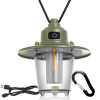 LED Campinglampe Tragbar 3000Mah Akku 3 Lichtmodi Au