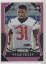 2019 Panini Prizm Rookies Pink Prizm Karan Higdon #333 00be