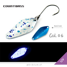 Trout Fishing Spoons 2.4G 3/32Oz Casting Metal Lure for Salmon Pike Bass Metal B