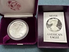 1986 S American Silver Eagle Proof 1 oz Bullion Coin Includes OGP - First Year