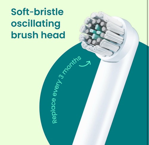 Quip 360 Oscillating Toothbrush Rechargeable w/ Traveling Case - White - Picture 5 of 8