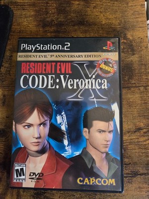 Resident Evil Code Veronica X Anniversary Ed PS2 Great Condition no Demo Disc