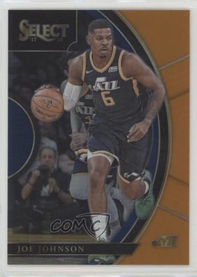 2017-18 Panini Select Concourse Orange Prizm 51/75 Joe Johnson #25 0cz