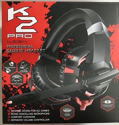 Run Mus K2 Pro High Performance Professional Gaming Headset  (OPEN BOX)
