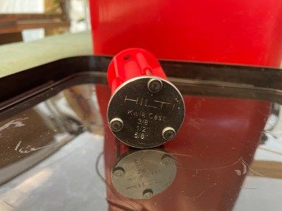 Hilti Kwik Cast KCM-WF Cast in Place Anchor 3/8'' + 1/2'' + 5/8'' red (83 Pieces)