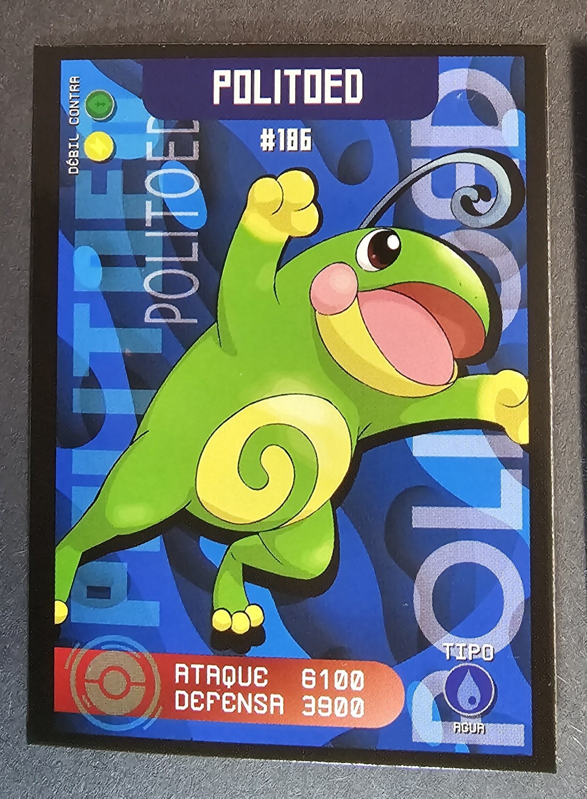 POLITOED - POKEMON TCG POKEDEX EDITION FOIL CARD