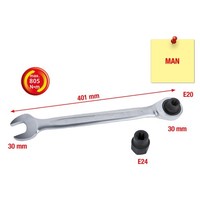 KS Tools 450.0360 MAN Bremssattelstecknuss-Satz, 3-Tlg