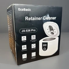 2025 Enhanced Ultrasonic Retainer Cleaner, 2X Efficiency, 45kHz Dentures Cleaner